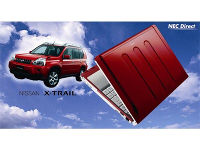 日産自動車とのコラボレーションパソコンを販売開始　～第一弾「X-TRAIL(エクストレイル)モデル」を直販サイト「NEC Direct」で限定発売～