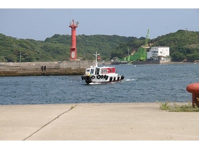 県道船を利用した特別授業を実施