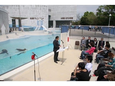 ペンギンも祝福の入学式