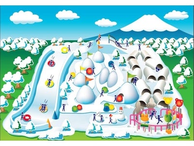 【遊園地ぐりんぱ】冬限定のアスレチック「雪ピカソ」12月23日（祝）オープン！