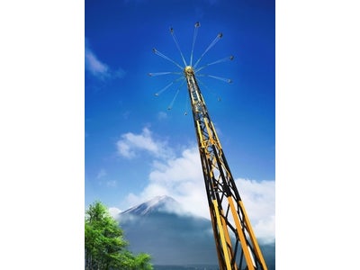 【富士急ハイランド】　天空の回転ブランコ　「鉄骨番長」2009年7月オープン!