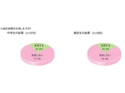 女子中高生向けホムペ作成サイト運営「ピーネスト」女子中高生の“政治・経済"に関する意識調査を実施 女子中高生の麻生政権支持率 約2割！自民党より民主党が支持率高！