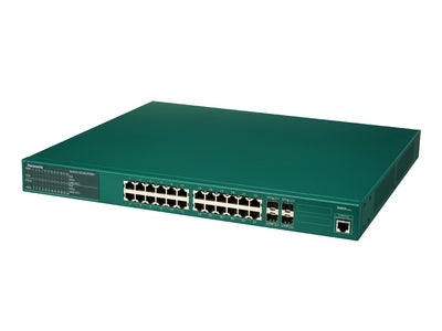 全ポートギガビット対応し、給電容量も約2倍に向上「スイッチングハブ」新発売