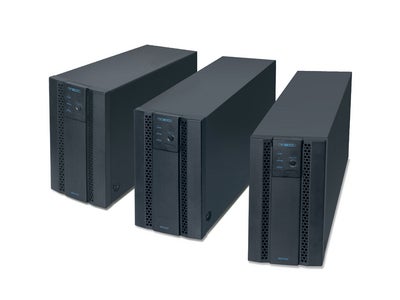 エコモード搭載、常時インバータ方式の新タワー型正弦波ＵＰＳ、高効率・高機能で新登場！