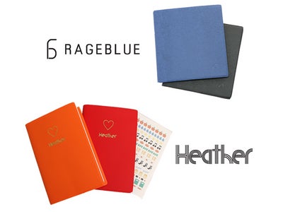 ポイントの人気ブランドRAGEBLUE、Heather　オリジナル“QUO VADIS”手帳を販売します