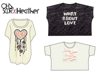 Heather×LAの老舗TシャツブランドCHASER　コラボTシャツ発売！