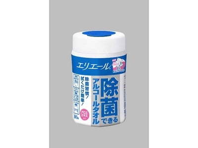 取り出し口改良！セット＆取り出しらくらく！｢エリエール除菌できるアルコールタオル・ウイルス除去用｣～2011年9月21日（水）より全国で発売開始～