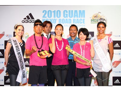 『2010 グアム　ココロードレース』　SHIHO、清水圭率いる Team adidas“BE FASTER”結成！