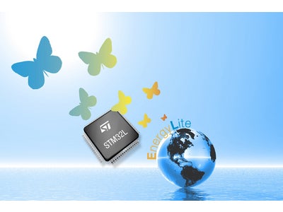 ARM Cortex(TM)-M3ベースの超低消費電力マイコンSTM32Lシリーズの拡充と量産開始を発表
