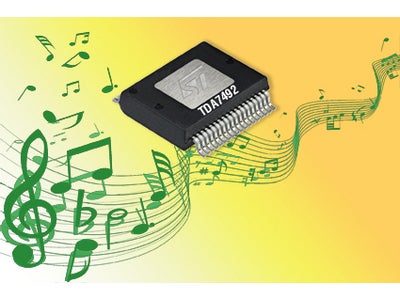 スリム化・高出力化・高音質化を実現するD級オーディオ・アンプICを発表(P2409H