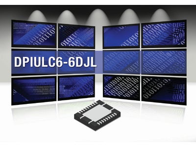 業界初、DisplayPortインタフェース専用の統合型ESD保護ICを発表