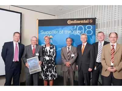 Continental社オートモーティブ・グループより「Supplier of the Year」賞を受賞