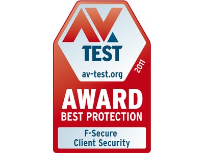エフセキュアの法人向けセキュリティ製品がAV-TEST.orgのBest Protection 2011 Awardを受賞