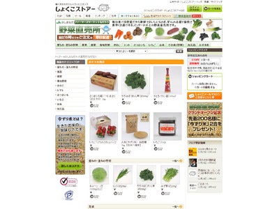 食品ECサイト『しょくこストアー』に「野菜直売所」がオープン～JAかしまなだの直売所から新鮮な野菜を直送～