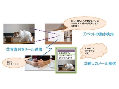 いつでも、どこでも、ペットに癒されます