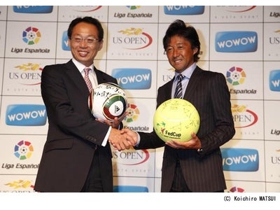 日本代表を率いた岡田武史氏がＷＯＷＯＷ専属サッカー解説者に！テニスは全米オープン約１８０時間中継！楽天ジャパンオープンも！