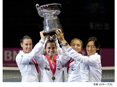女子テニス国別対抗戦 フェドカップ ２０１１ ハイライト準決勝「ロシアvsイタリア」「ベルギーvsチェコ」をＷＯＷＯＷで放送！