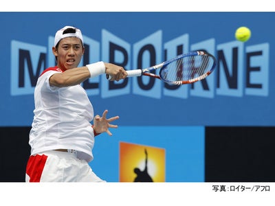 全豪オープンで初勝利をあげた錦織圭に独占インタビュー！錦織圭が出場する注目の２回戦は１月１９日（水）午前８：５５からＷＯＷＯＷで生中継！