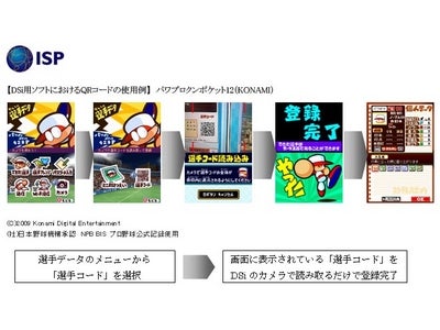 アイエスピー、ISCTと共同開発の「QRデコードライブラリ」をニンテンドーDSi™及びニンテンドーDSi LL™向けに提供