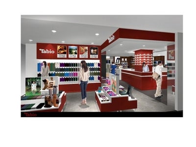 Tabio（表参道ヒルズ本館B2F）  2012年2月25日（土）、リニューアルオープン