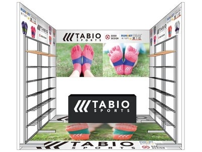 Made in Japanの履き心地とデザイン性を追求するタビオが 「大阪マラソン EXPO2011」ブース出展 「TABIO SPORTS レーシングラン」シリーズを展示・販売