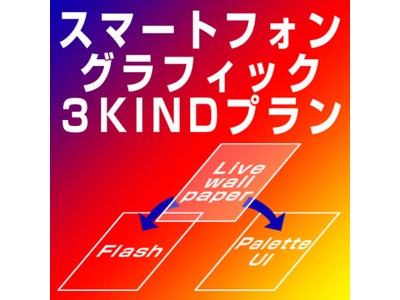 スマホ時代の主要３種のグラフィックコンテンツ対応 出力システム型制作サービス「Smart phone studio 3KIND」開始のお知らせ