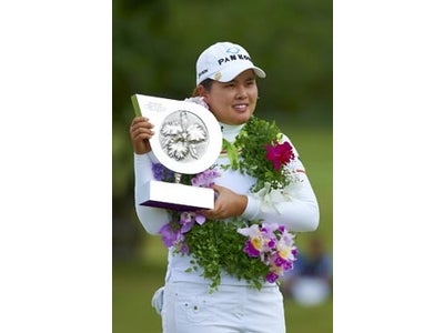 ボールを変えて、いきなりの今シーズン初優勝　朴 仁妃選手がスリクソン NEW Z-STARで開幕勝利