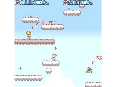 跳べ！より↑をめざして･･･　ワンボタンで楽しめるジャンプアクション！