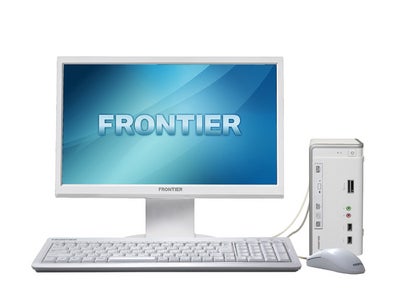 FRONTIER、ブルーレイディスクドライブも搭載可能な高性能コンパクトデスクトップPCを発売!!