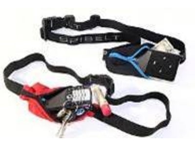 外出時に目立たない！極スリムのウェストポーチ！！「SPIBELT」新発売