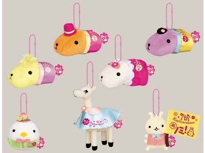 カピバラさん7周年アミューズメント限定デザインが登場！ 『 カピバラさん ～ふんわりフラワ～ンThe 7ｔｈ Anniversary～ 』シリーズ 5月上旬より順次投入開始