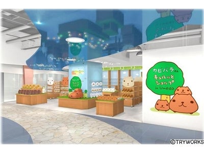 ～キデイランドとバンプレストがコラボした日本初のオフィシャルショップ1号店～9月23日（木）『カピバラさんキュルッとショップ』オープン！！