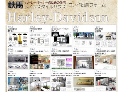 ハーレーオーナーのための住宅「鉄馬ライフスタイルハウス」 8月6日、66の建築プランを一斉展示開始！