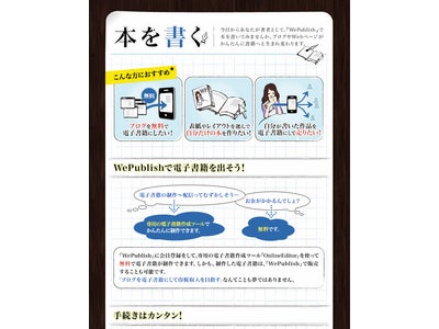 ヒトメディア、個人向け電子書籍作成サービス「WePublish」にて 印刷製本版の販売を開始 （http://wepublish.jp/）