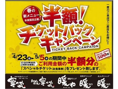 ～ゴールデンウイーク特別企画～
