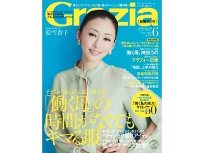 お父さん、ゴメン。 “働く母”たちの日頃の感謝は「母の日」に軍配！　「Grazia」6月号　5月7日発売！