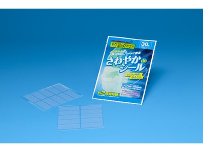 メントールの香りで鼻やのどをスッキリさせるマスク用シールを発売