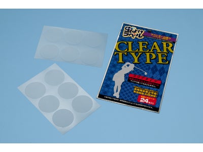シャツのそでなどに貼って使える「虫よけdeラベル」透明タイプを発売