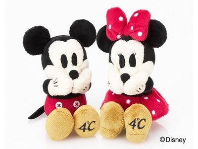 ４℃ディズニー コレクション から “ミッキー＆ミニー” のバッグチャームが登場！