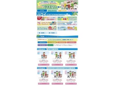 ＫＮＴ海外インターネット専用商品 「クリッキー」　夏休み家族向け新商品  「クリッキーファミリー」　販売開始！