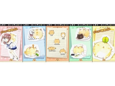 Android™スマートフォン向け「きせかえtouch®」でアニメ「ポヨポヨ観察日記」のきせかえテーマ配信開始