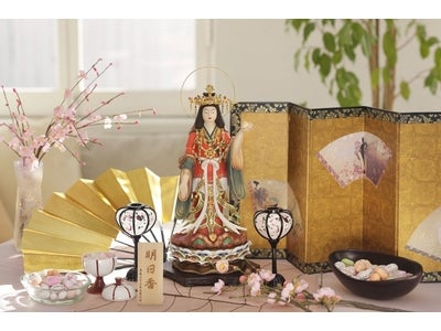 吉祥天で祝う桃の節句