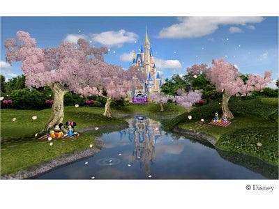 ディズニー、ミッキーとミニーたちとのお花見気分を味わえる AndroidTM対応スマートフォン向け公式ライブ壁紙 「ディズニーサクラ」を販売開始！