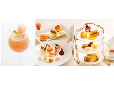【ホテル日航東京】ラウンジ&シャンパンバー「ベランダ」期間限定夏メニュー「Fresh Fruits Smoothie 」「ピーチアフタヌーンティー」「完熟マンゴーアフタヌーンティー」