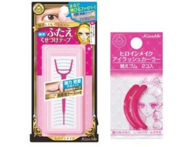 キスミー　ヒロインメイク　プルーフアイテープ／アイラッシュカーラーN替えゴム　２０１１年８月１日（月）発売