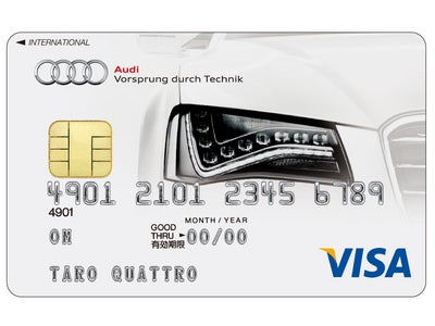 アウディ ファイナンシャル サービスとセディナが新規クレジットカード発行で提携
