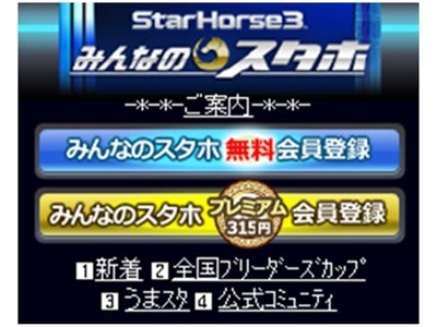 セガ『StarHorse3』の公式SNS『みんなのスタホ』を株式会社セガと共同リリース。 SNSコミュニティの他、アーケード連動ソーシャルゲームも提供