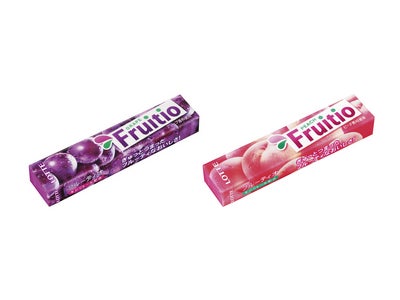 【フルーティオ〈グレープ〉〈ピーチ〉】　2012年6月12日(火)から全国発売　－ぎゅっとつまったフルーティなおいしさ！－