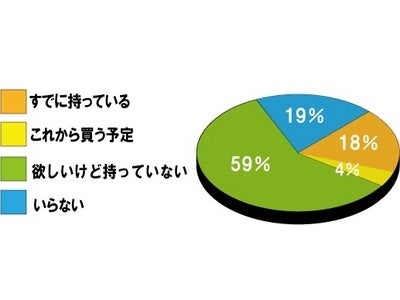 女性の約２割がデジタル一眼の所有者