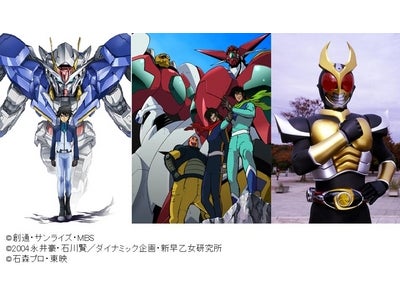 バンダイチャンネル 「月額1,000円見放題」対象作品追加情報 「機動戦士ガンダム00　セカンドシーズン」「新ゲッターロボ」「仮面ライダーアギト」など 計6作品が、6月1日（金）より対象作品に！！